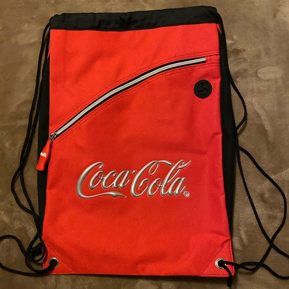 Coca Cola Draw String Backpack - image 1